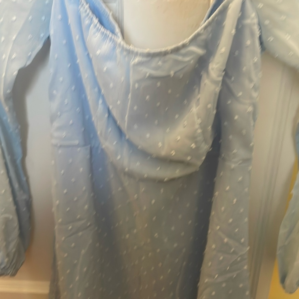 Blue dress